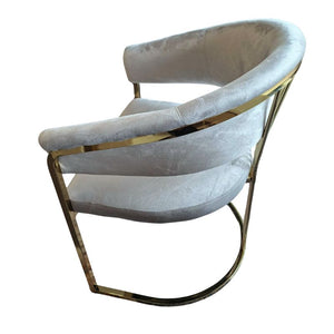 Fabric Upholstered Dining Chair Grey