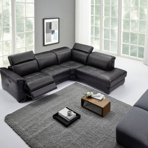 PRE ORDER & SAVE Phoenix Genuine Leather 1E Recliner L Shaped Sofa