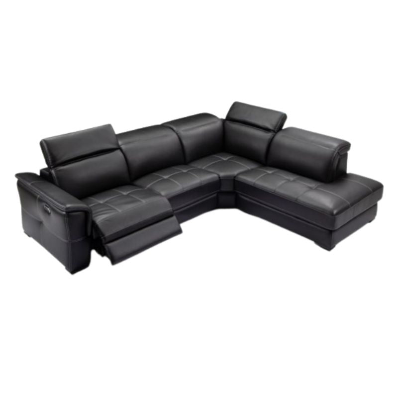 PRE ORDER & SAVE Phoenix Genuine Leather 1E Recliner L Shaped Sofa