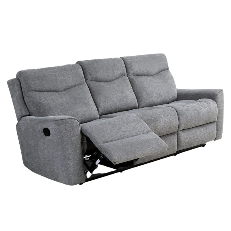 Fabric Motion Recliner Sofa Set Cosmic Steel Manual