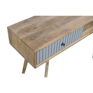 Forrest 2 Drawer Console Table, Mango Wood