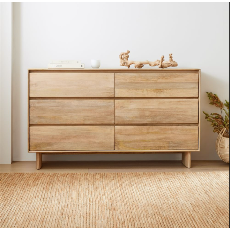 Morgan Solid Mango Wood Chest Of Drawer Home Decoration Australia