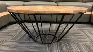 Round Coffee Table, Mango Wood