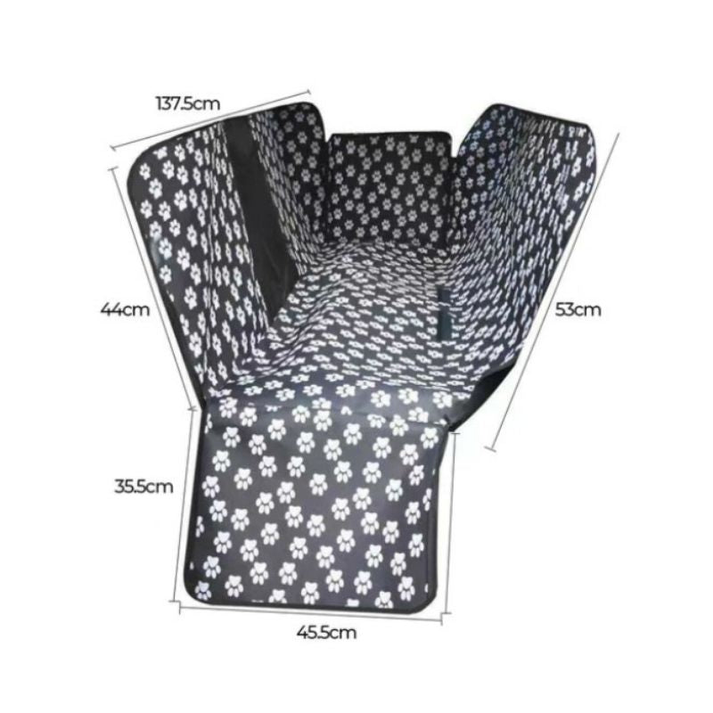 SUMMER SALE Waterproof Pet Car Seat Cover Hammock Black With Mesh Window