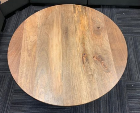 Round Coffee Table, Mango Wood